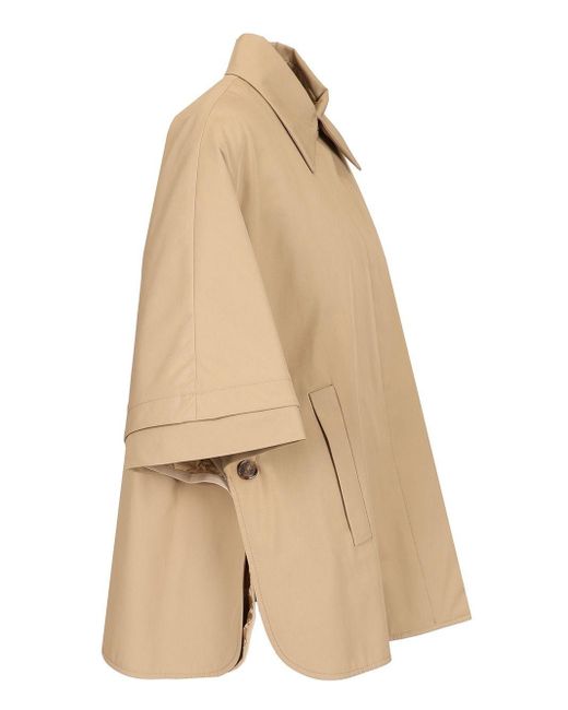 Max Mara Natural Short Sleeved Cape