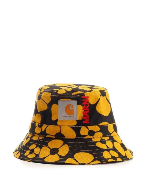 Marni Orange X Carhartt Wip Bucket Hat