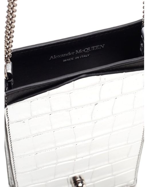 Alexander McQueen Leather Phone Case & Card Holder - Save 14% - Lyst