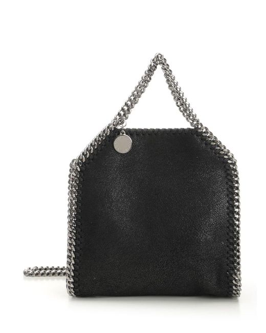 Stella McCartney Black Falabella Micro Tote Bag