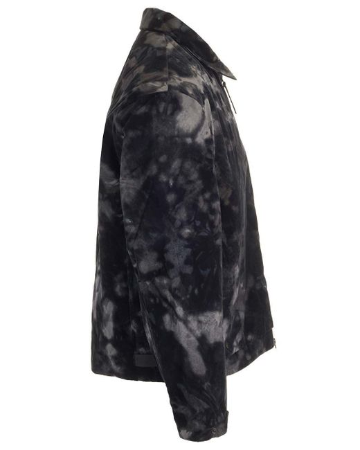 Y-3 Black And Camouflage Jacket Duvets And Padded Items for men