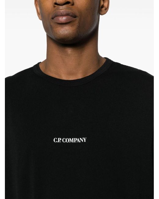 C P Company Black Crew-neck T-shirt