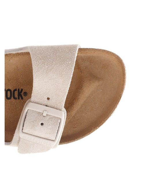 Birkenstock White "arizona" Double Buckle Sandal