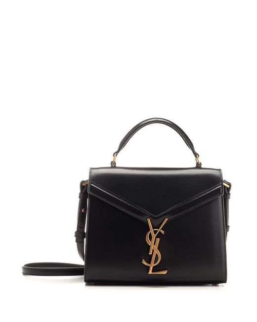 Saint Laurent "cassandra" Mini Bag in Black Lyst