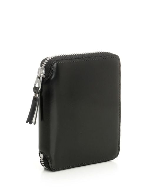 Comme des Garçons Black "mirror" Zip-around Wallet