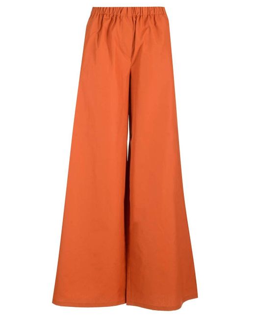 Max Mara Wide Orange Trousers
