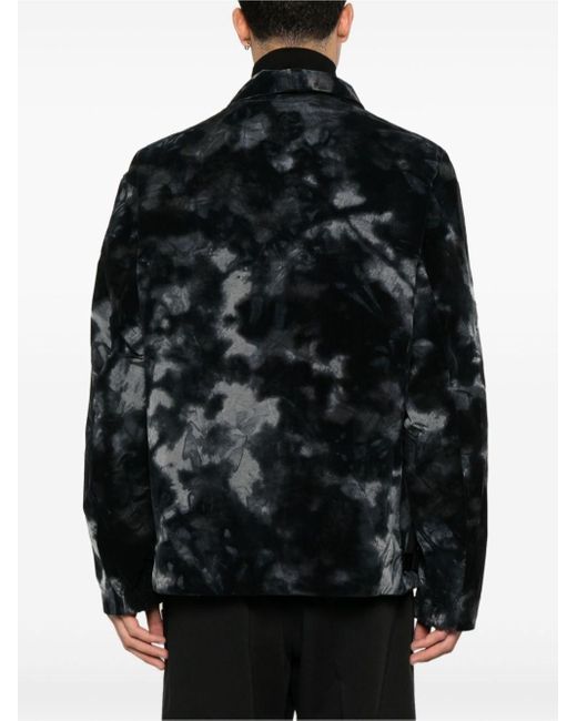 Y-3 Black And Camouflage Jacket Duvets And Padded Items for men