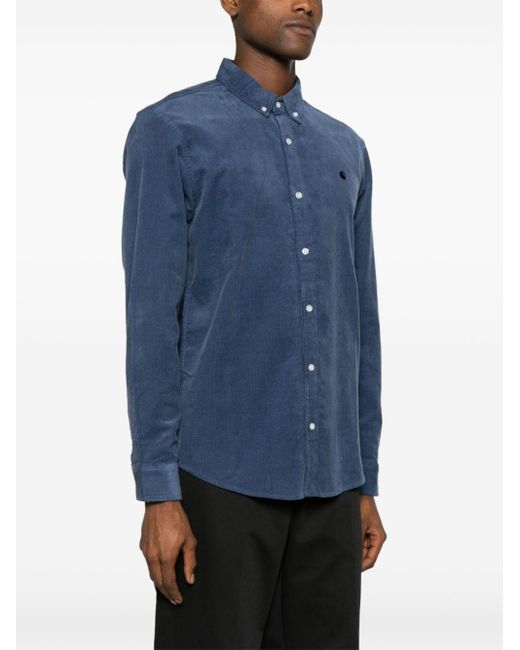Carhartt Blue Corduroy Shirt for men