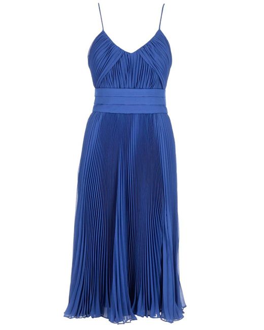 Max Mara Bluette Pleated Midi Dress | Lyst