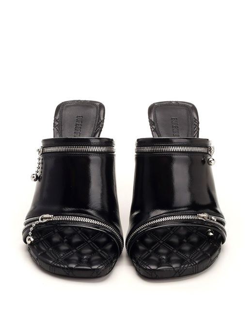 Burberry Black Peep Sandals