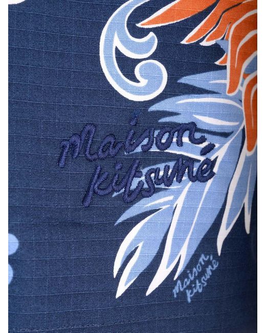 Maison Kitsuné Blue "resort" Shirt for men