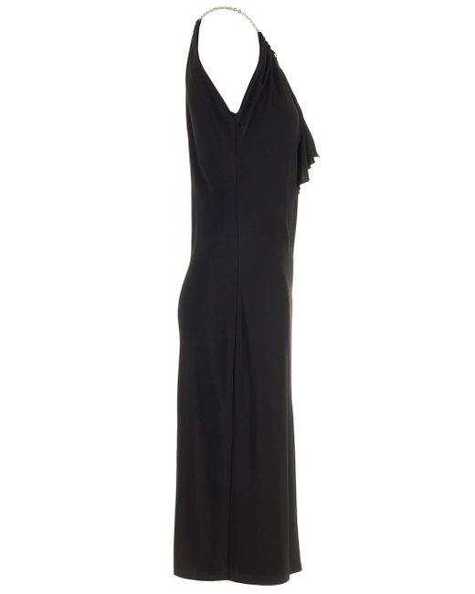 Givenchy Black Jersey Midi Dress