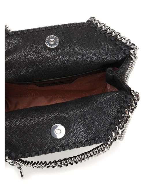 Stella McCartney Black Falabella Micro Tote Bag