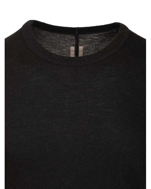 Rick Owens Black Long-sleeved T-shirt