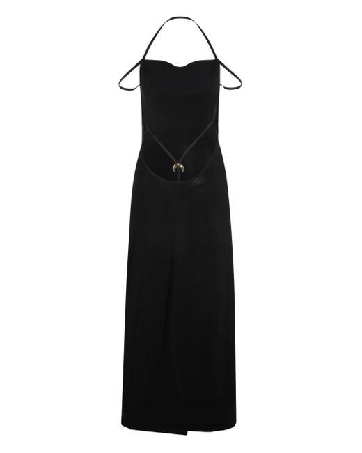 【関税&送料込】Marine Serre Backless Dress Marine Serre Backless Dress Dresses in Black | Lyst