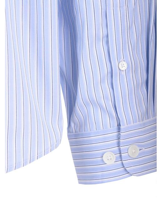 Givenchy Blue Striped Button-down Shirt for men