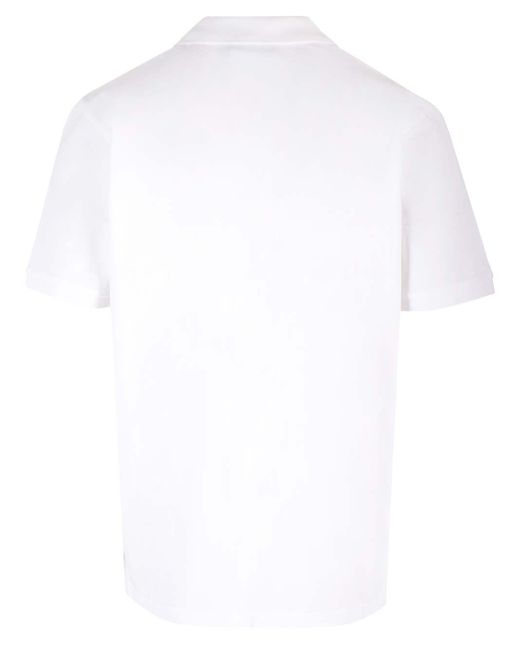 Carhartt White "chase" Polo Shirt for men
