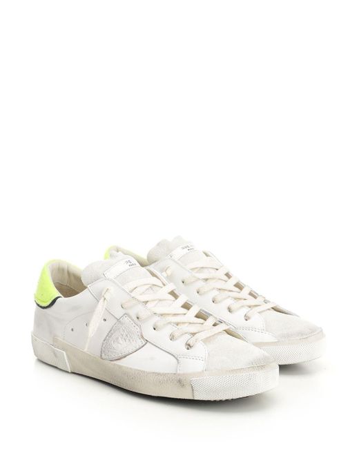 Philippe Model White "prsx" Sneakers