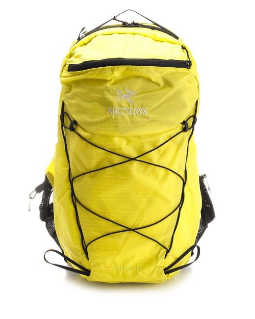 Arc'teryx Yellow "aerios 18" Backpack for men