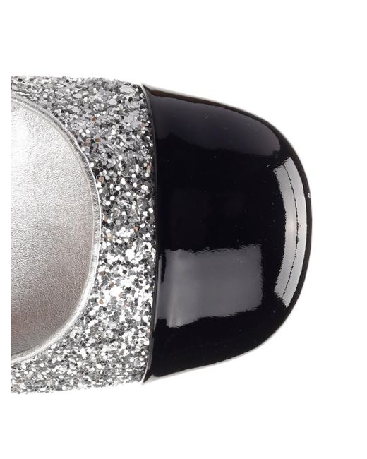 miu miu glitter mary jane pumps