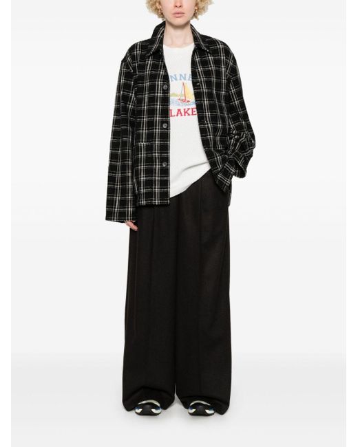 A.P.C. Gray Recycled Wool Trousers