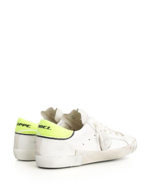 Philippe Model White "prsx" Sneakers