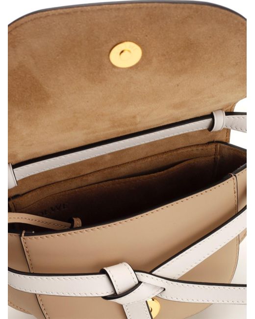 Loewe White "gate Dual" Shoulder Bag