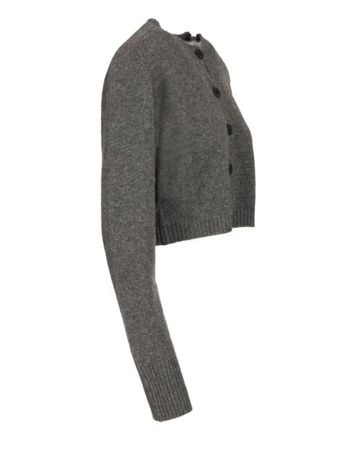 Loulou de Saison Gray "zephir Lds" Short Cardigan