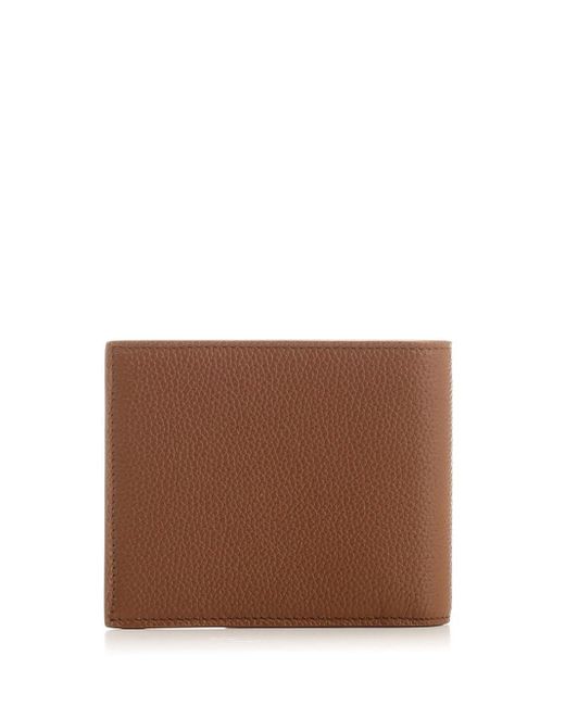Saint Laurent Brown Leather Wallet