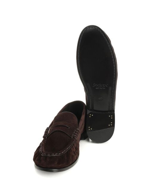 Saint Laurent Black "le Loafer" Moccasins