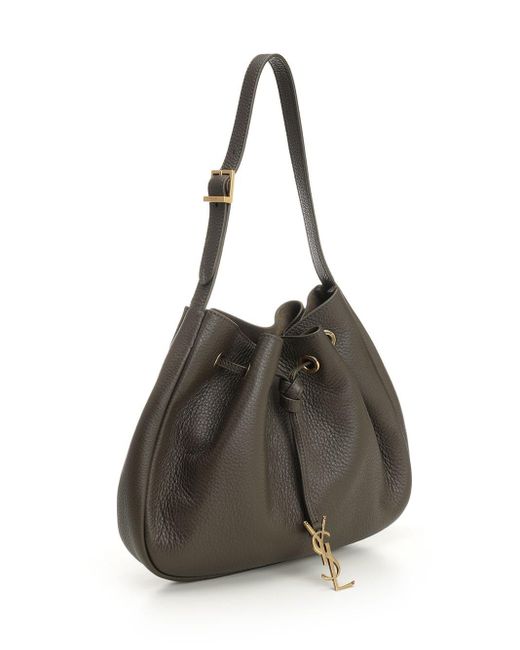 Saint Laurent Black "paris Vii" Hobo Bag