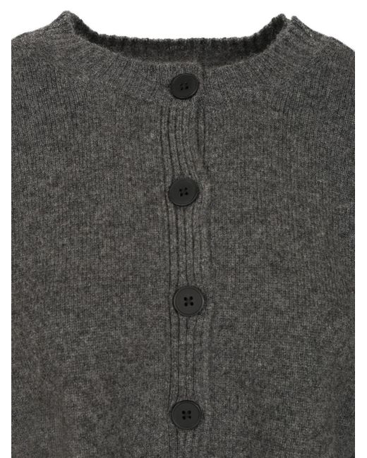 Loulou de Saison Gray "zephir Lds" Short Cardigan