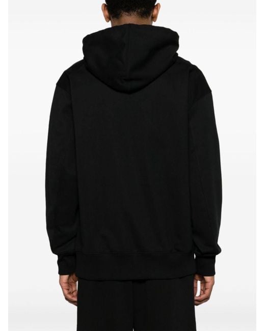 Y-3 Black "french Terry" Hoodie for men