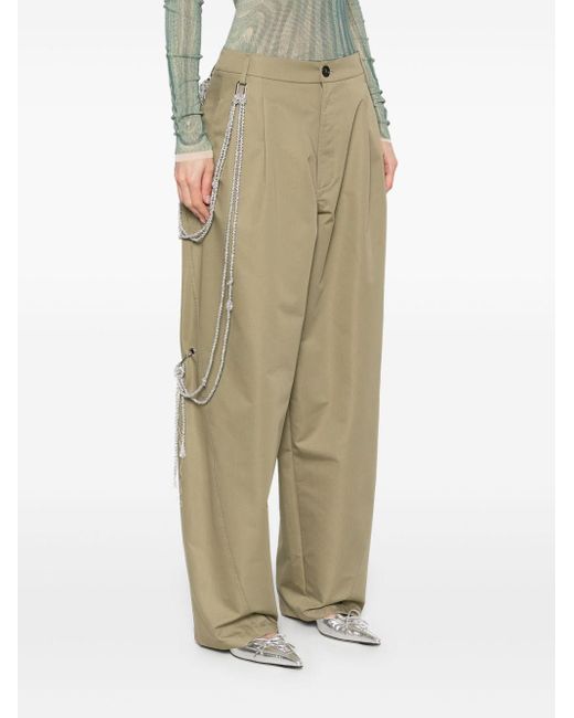 DARKPARK Natural "phebe" Relaxed Fit Trousers