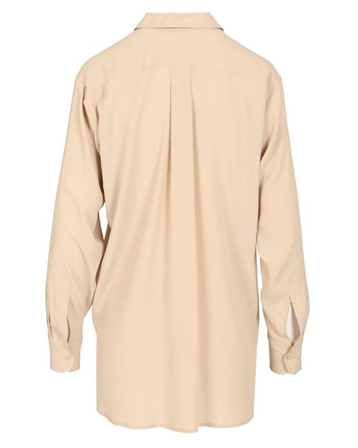 Al Duca D'aosta Natural Washed Silk Shirt