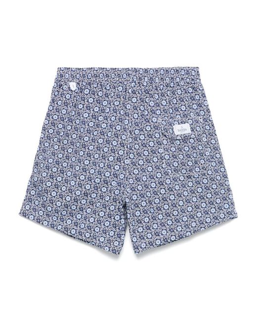 Barba Napoli Blue Costume With Drawstring for men