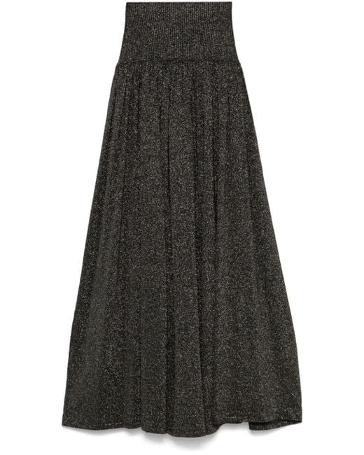 スカート ZIMMERMANN CRUSH SILK BLEND SKIRT Zimmermann Crush Flared linen and silk midi skirt Zimmermann