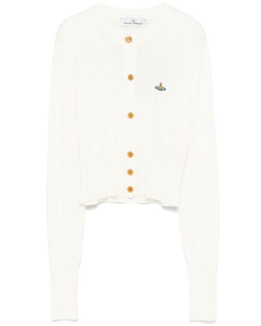 Vivienne Westwood Natural Bea Cropped Knitwear