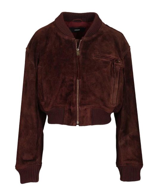 Arma Brown Elettra Suede Jacket