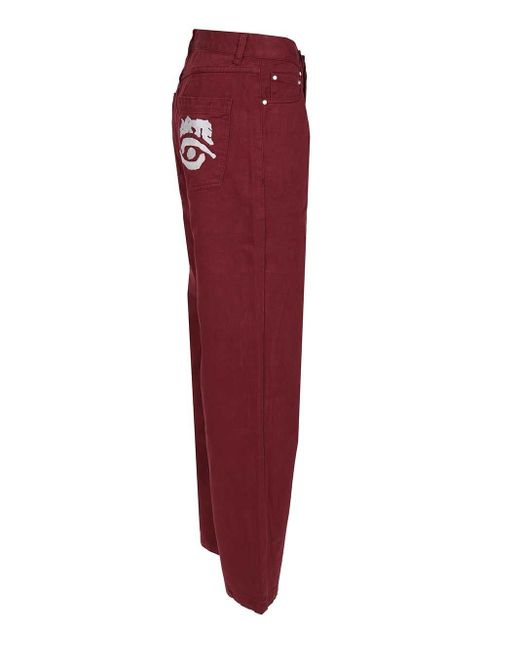 Arte' Red Denim Jeans for men