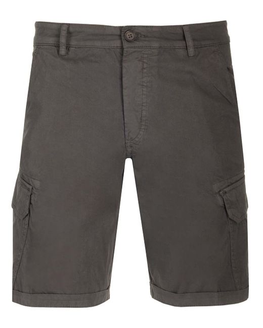 Al Duca D'aosta Gray Cargo Shorts for men