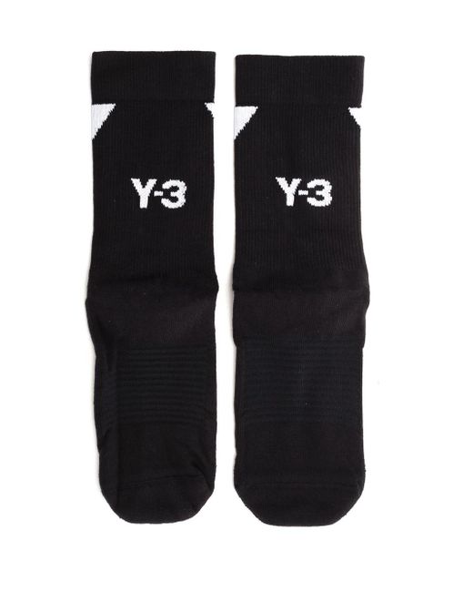 Y-3 Black "y-3" Socks