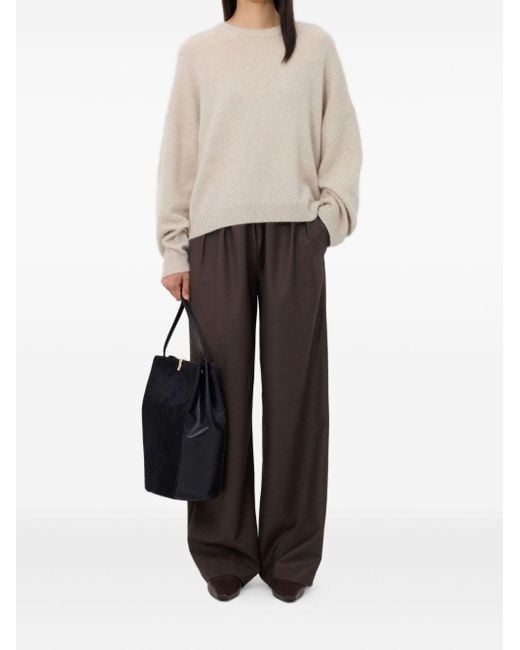 Loulou de Saison Natural "tristan" Yak Blend Sweater