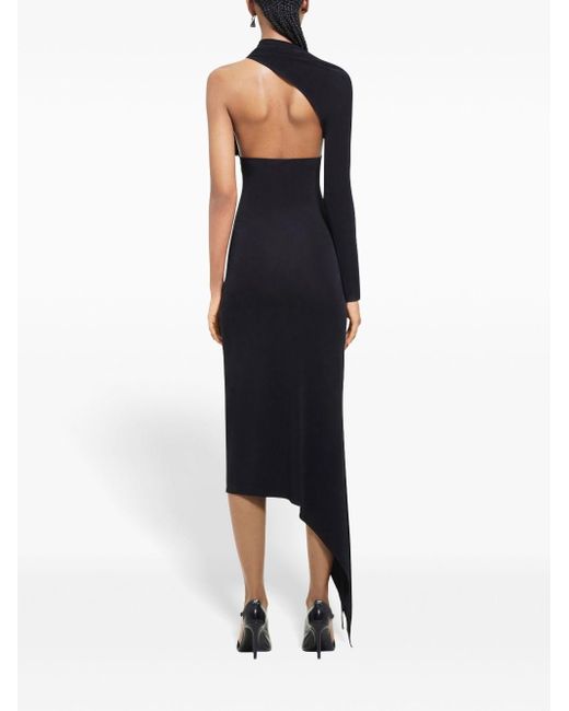 Courreges Black One-shoulder Dress
