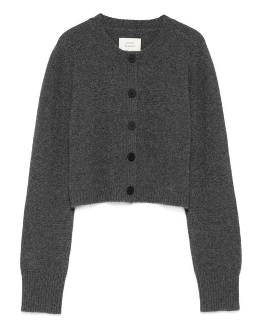 Loulou de Saison Gray "zephir Lds" Short Cardigan