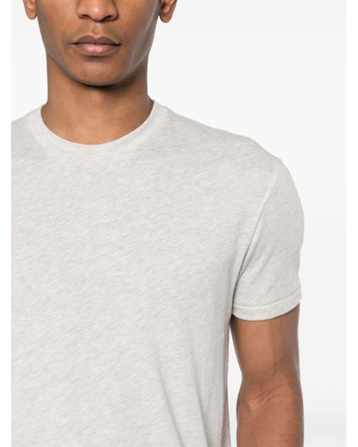 Tom Ford White Melange Jersey T-shirt