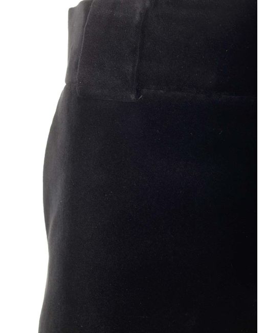 Chloé Blue Tailored Velvet Mini Shorts