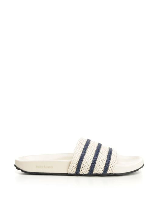 Adidas White Wales Bonner "adilette" Slipper