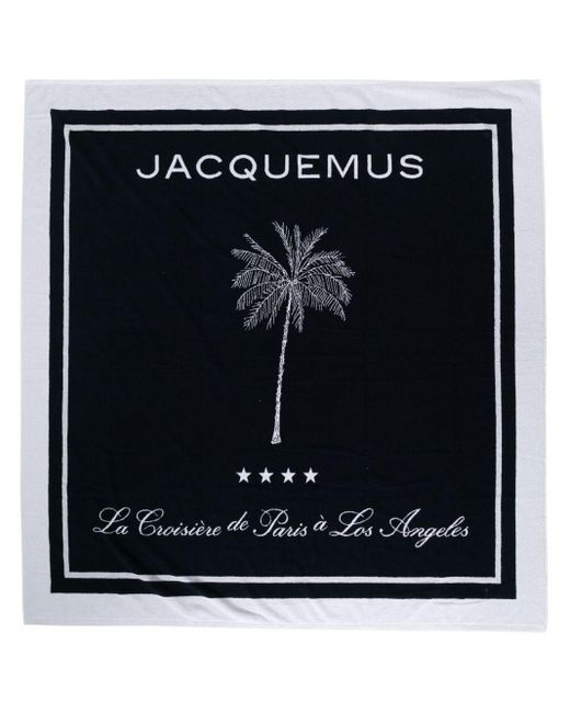 Jacquemus Blue Beach Towel 'La Serviette Croisière'