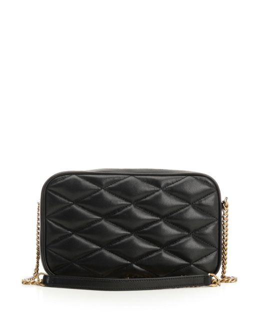 Saint Laurent Black Quilted Leather Camera Bag
